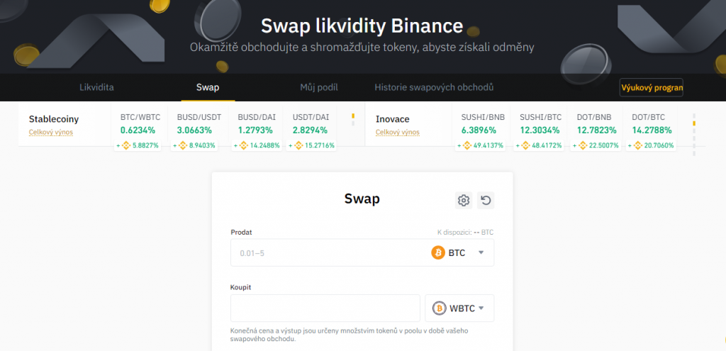 Jak funguje Binance Liquid Swap, vydělávejte na poskytování likvidity