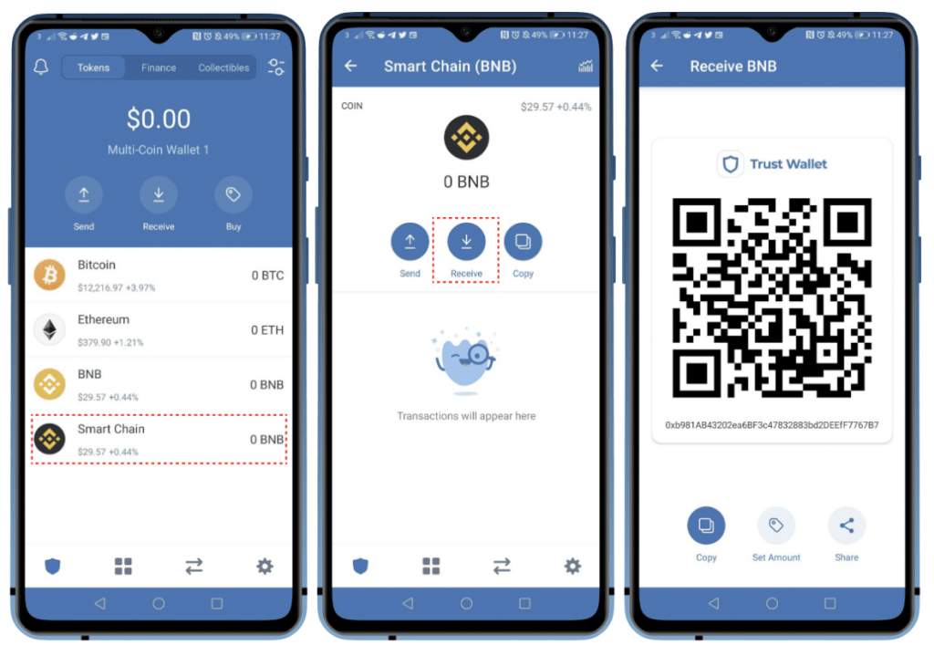 Jak nastavit a používat Trust Wallet pro Binance Smart Chain