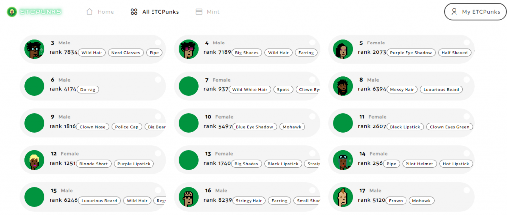 Ethereum Classic introduces its NFT collection 