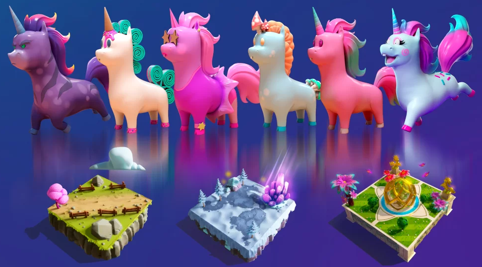 Na síti Polygon byla spuštěna hra Crypto Unicorns