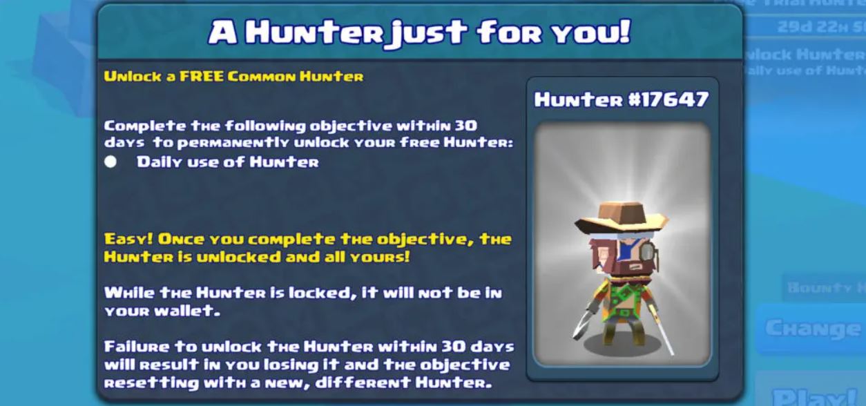 Hunters On-Chain je nyní Free-to-Play s herní postavou zdarma