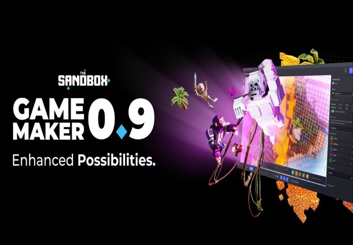 Byl spuštěn Sandbox Game Maker 0.9 s novými šablonami a dalšími vychytávkami