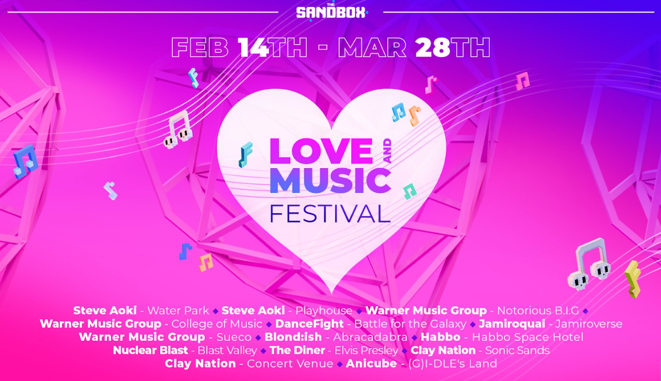 Sandbox oslavuje lásku a hudbu hvězdným festivalem