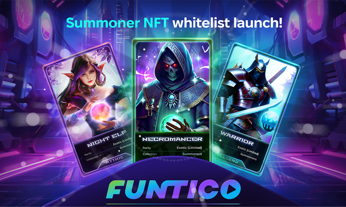 Herní platforma Funtico spustila soutěž o získání míst na jejich whitelistu pro prodej NFT Summoner