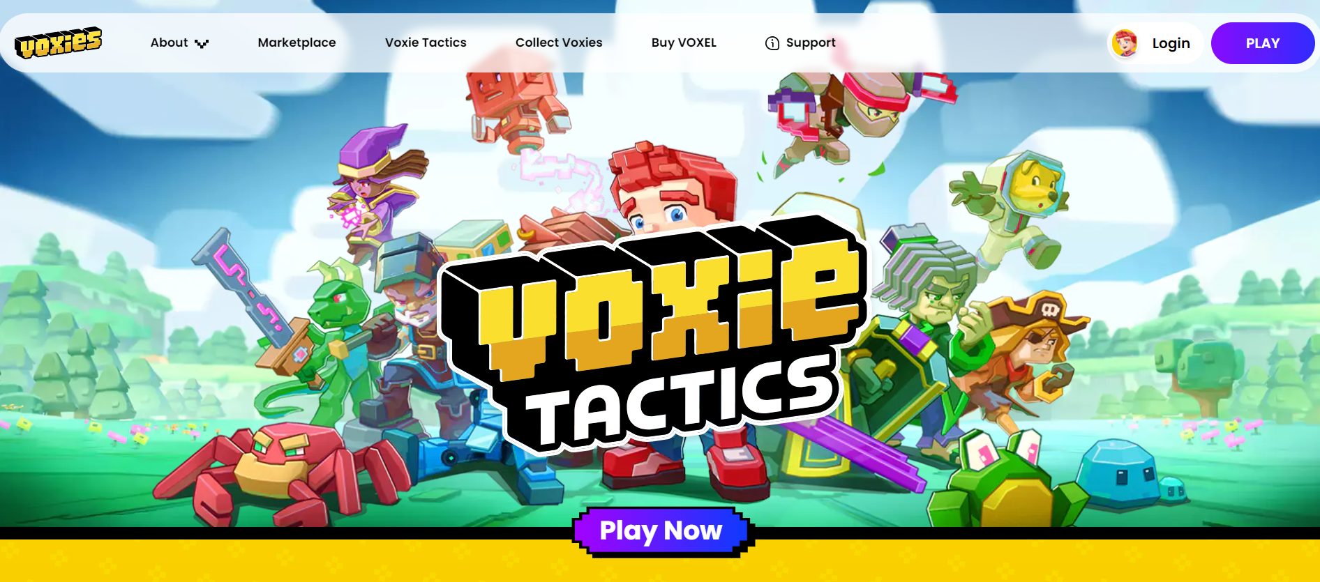 P2E hra Voxie Tactics byla spuštěna na enginu Unity