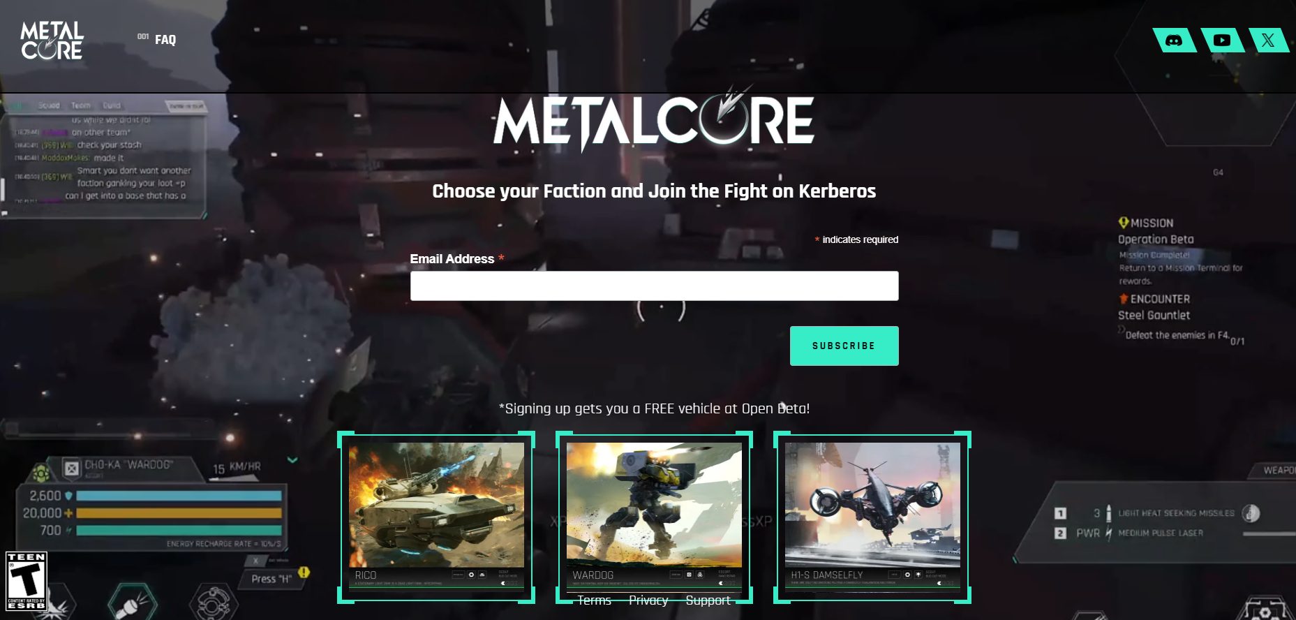 Byla spouštěna uzavřená beta 2,5 MetalCore s novými zásadními aktualizacemi