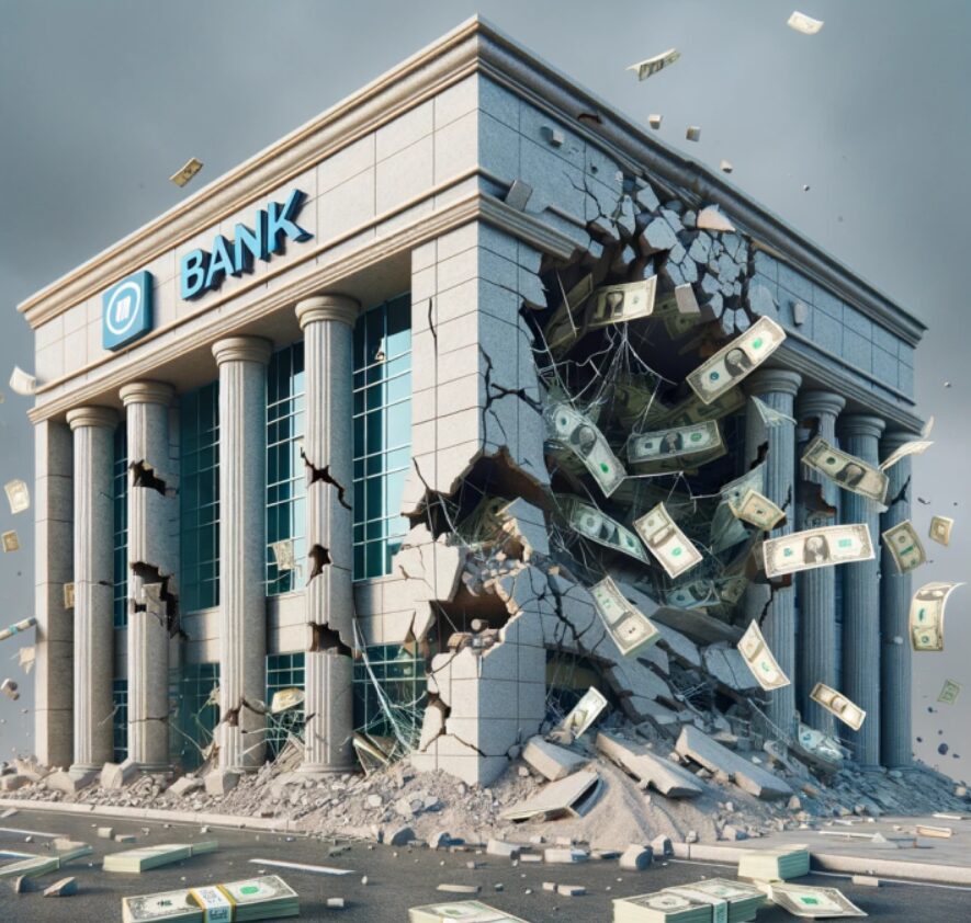 Trhy bankovního sektoru v USA: Nerealizované ztráty 517 miliard USD, označeno 63 problémových institucí