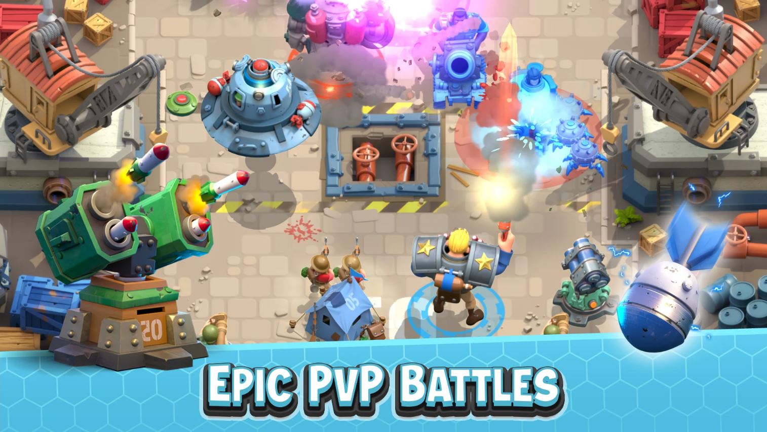 F2P PvP hra Rebel Bots: Epic War je nyní dostupná pro zařízení Android a iOS