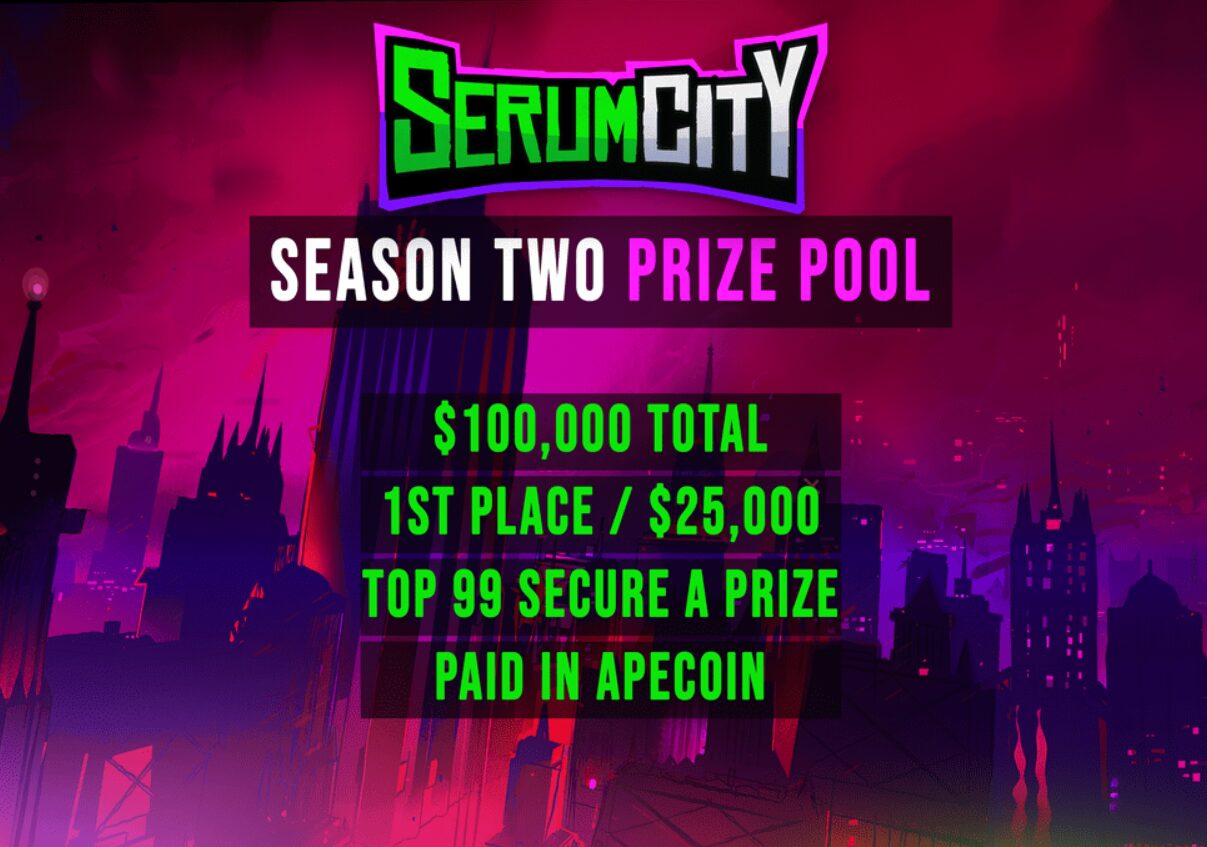 Soutěžte o prize pool 100 000 USD v Serum City Season 2