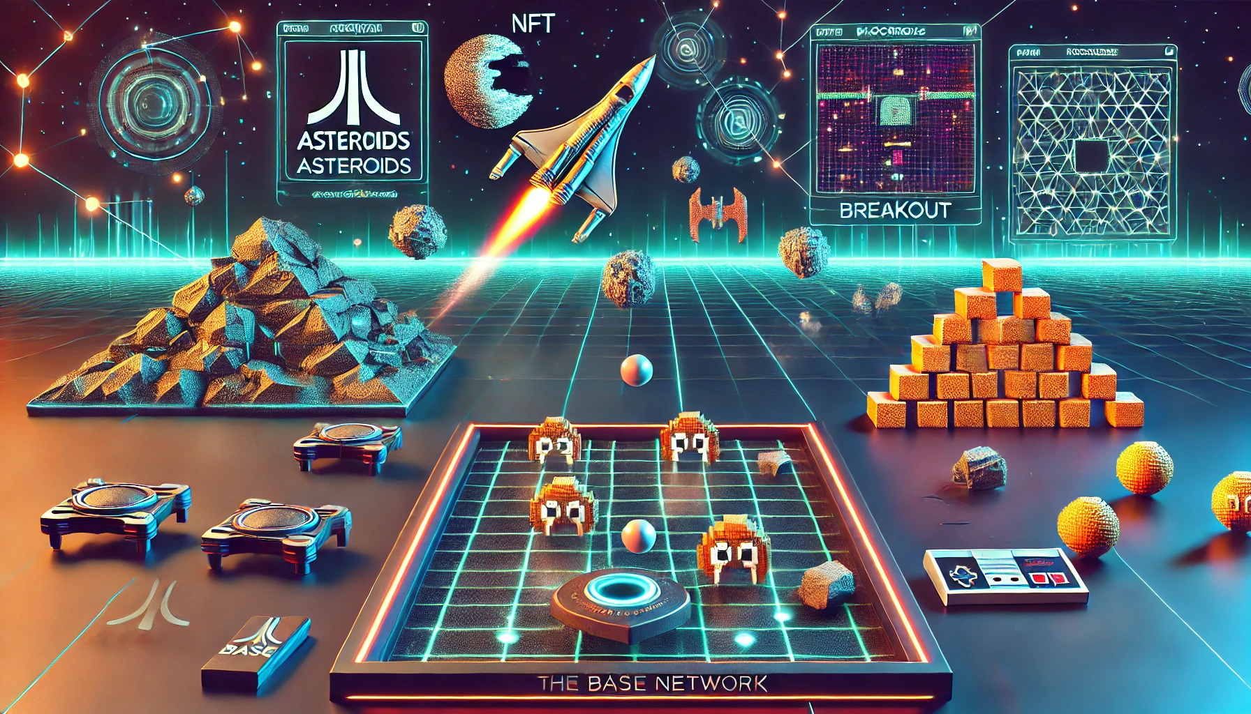 Atari přepisuje historii: P2E veze legendárních ‚Asteroids‘ a ‚Breakout‘ nově na Base Network!