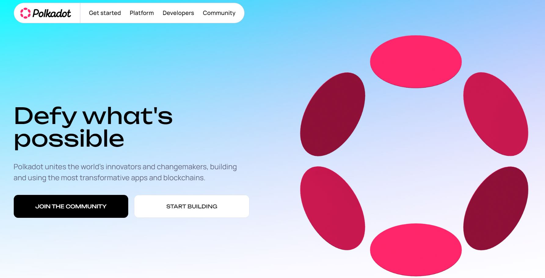 Polkadot homepage